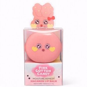 The Crème Shop Cotton Candy Pink Moisture Remedy Lip Balm